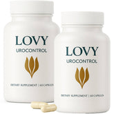 KOVGOCY envase frontal Lovy Urocontrol mostrando diseño y 60 cápsulas, facilita elección