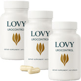KOVGOCY Lovy Urocontrol frasco frontal mostrando diseño y cantidad