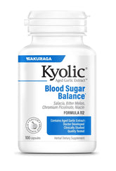 Kyolic frasco frontal mostrando diseño y cantidad — reconocimiento de marca y confianza