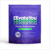 Steve Harvey's L'Evate You frente del empaque mostrando formato y beneficio conveniencia