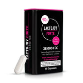 LactoJoy envase frontal elegante y compacto listo para llevar, ofrece comodidad