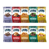 Laird Superfood frente del empaque mostrando variedad de sabores y conveniencia