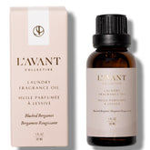 L'AVANT Collective frasco frontal Blushed Bergamot mostrando diseño y beneficio aromático