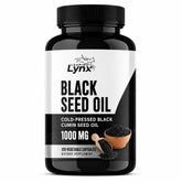 Leaping Lynx frasco delantero mostrando etiqueta y beneficio de pureza