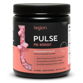 LEGION Pulse envase frontal muestra fórmula limpia y natural