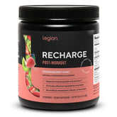 LEGION Recharge frontal del envase mostrando la marca y claridad de ingredientes