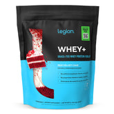 LEGION Whey+ frente del envase mostrando diseño y beneficios