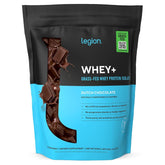 LEGION envase frontal chocolate mostrando información clara y beneficio de pureza