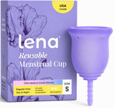 LENA copa frontal y empaque mostrando elegancia y conveniencia