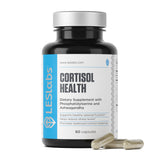 LES Labs frasco frontal mostrando diseño y cantidad, beneficio confianza