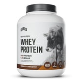 Levels Whey envase frontal mostrando tamaño 5lb y beneficios claros