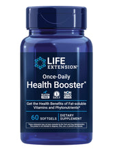Life Extension envase frontal mostrando 60 softgels y beneficio de suplemento diario