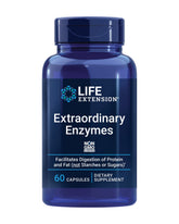 Life Extension frasco frontal mostrando etiqueta y beneficio digestivo