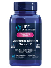 Life Extension empaque frontal, clara indicación de soporte vesical y uso femenino