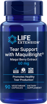 Life Extension frente del envase mostrando etiqueta y beneficio de apoyo ocular
