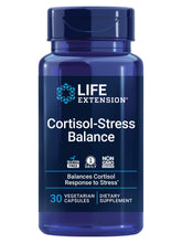 Life Extension envase frontal Cortisol-Stress Balance mostrando diseño y beneficios