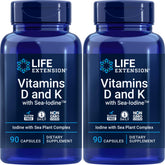 Life Extension frontal del pack de dos frascos mostrando etiqueta y conveniencia