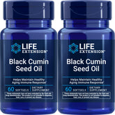 Life Extension frasco frontal pack de 2 mostrando etiqueta y formato conveniente