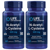 Life Extension frasco frontal mostrando etiqueta y dosis clara