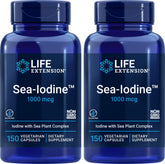 Life Extension frascos Sea Iodine pack de 2, ahorro y conveniencia