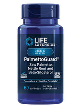 Life Extension botella frontal del producto que muestra aporte prostático