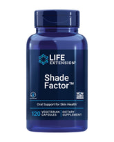Life Extension frasco Shade Factor frente con diseño y beneficios visibles