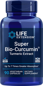 Life Extension frasco frontal del suplemento curcuma 400 mg con alta absorción