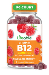 Lifeable envase frontal mostrando 90 gomitas y beneficios claros