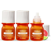 Lifelines ClickWick pack frontal mostrando tres botellas y diseño práctico