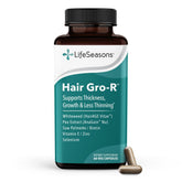 LifeSeasons frasco frontal mostrando fórmula para cabello más grueso