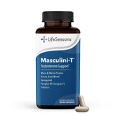 LifeSeasons Masculini-T vista frontal del envase y etiqueta clara