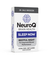 LifeSeasons NeuroQ Sleep Now vista frontal del empaque, presentación clara y práctica