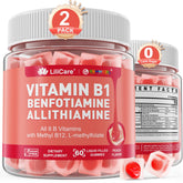 LILICARE frasco delantero mostrando 120 gomitas y beneficios claros