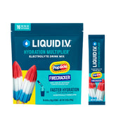 Liquid I.V. empaque Firecracker frente mostrando sabor y beneficio de hidratación rápida