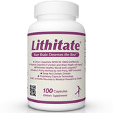 lithitate frente del envase mostrando etiqueta y beneficio de claridad mental