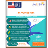 Live To Shine empaque frontal con diseño y cantidad, transmite confianza