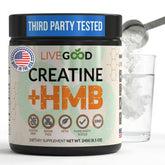 LIVEGOOD frasco frontal mostrando etiqueta clara y confianza en ingredientes