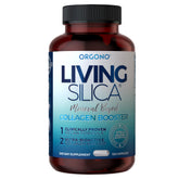 Living Silica envase frontal mostrando diseño y beneficio de colágeno