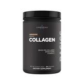Livingood Daily frasco frontal chocolate, envase claro y beneficio limpieza de ingredientes
