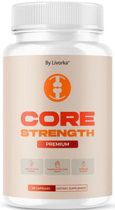 LIVORKA Core Strength vista frontal del envase mostrando diseño y cantidad
