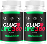 LIVORKA GlucoLife 360 frente del empaque mostrando el producto y beneficios