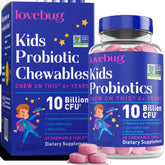 LOVEBUG envase frontal mostrando beneficios y cantidad 60 ct