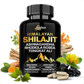 LSOIUX botella frontal de Shilajit 120 cápsulas muestra presentación premium