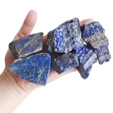 Luckeeper lapis lazuli vista frontal del paquete mostrando piedras y caja