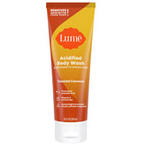 Lume envase fronta l del gel Toasted Coconut con aroma acogedor y limpieza prolongada