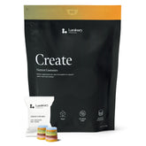 Luminary Vitamins empaque frontal mostrando la fórmula Create for Men y beneficio de soporte espermático