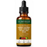LUMVELLE frasco frontal mostrando etiqueta clara y portabilidad