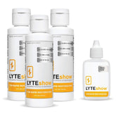 LyteLine LyteShow frontal del pack mostrando las tres botellas y beneficio de rehidratación