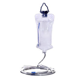 Maeeli bolsa enema frontal mostrando capacidad 1200ml y diseño resistente