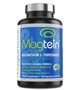Magceutics Magtein frente del envase mostrando etiqueta clara y beneficios